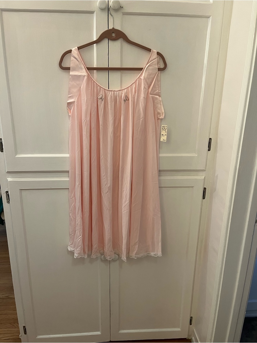 Vintage Light Pink Women's Slip Nightgown